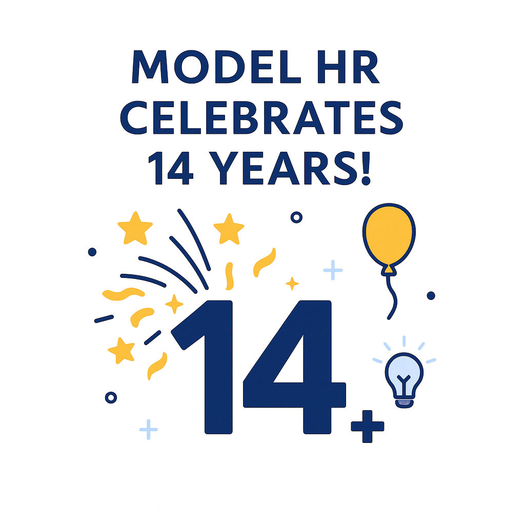 Model HR Celebrates Its 14th Anniversary!